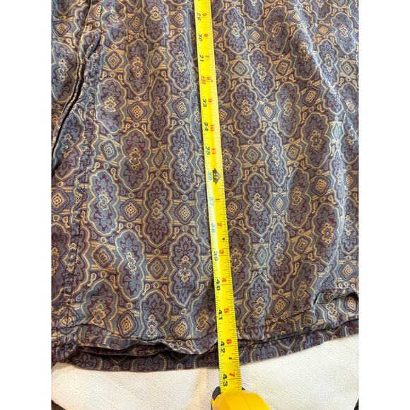 Vintage Christian Dior Monsieur 100% Silk Print Robe Size OS - Picture 5 of 15